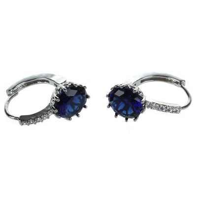 Womens Jewelry Rhinestone Round Shiny Earrings