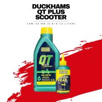 น้ำมันเครื่อง DUCKHAMS QT SCOOTER 10W-30 ขนาด 0.8ลิตร + น้ำมันเฟืองท้าย 120 มล.