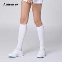 Azureway ถุงเท้าผ้ายืดหยุ่นใหม่สำหรับผู้หญิง,ระบายอากาศได้ดีและสวมสบายกีฬามืออาชีพถุงเท้ากีฬากอล์ฟใส่ได้ทั้งสี่ฤดูกาล