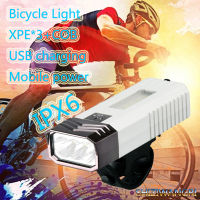 600LM จักรยานแสงไฟหน้า XPE จักรยาน LED USB ชาร์จไฟฉายอลูมิเนียมอัลลอยด์ขี่จักรยานไฟหน้าไฟสูงด้านแสง