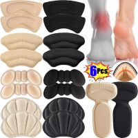 6pcs High Heel Insoles Women Adjustable Heel Stickers Shoe Pads Adhesive Back Cushions Patch Pain Relief Foot Care Inserts Shoes Accessories