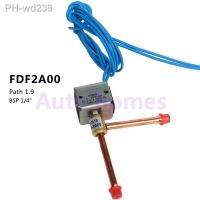 FDF-2A normally closed mini -flow Copper refrigeration system right angle 2-way valve solenoid valve AC220V