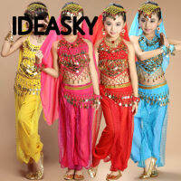 belly dance top and pant costume set kids girls girl child kid chilren bellydance dress dresses pants indian bollywood clothes