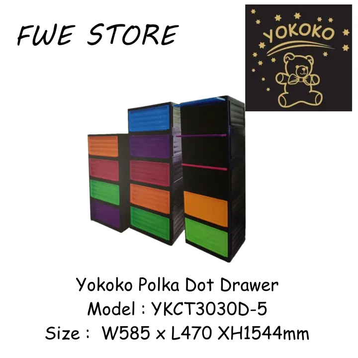 Yokoko Polka Dot Drawer Plastic / Storage / Plastic
