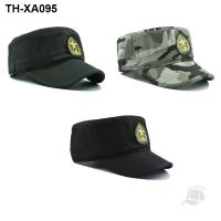 Male flat combat camouflage hat pentagram embroidery baseball cap outdoor leisure sunshade