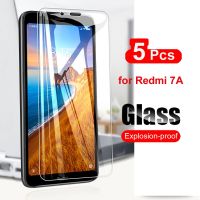 [Electronic film] 5ชิ้นสำหรับ Xiaomi R Edmi 7A กระจกกันรอยหน้าจอ7 A ใสโทรศัพท์ฟิล์มป้องกัน9H