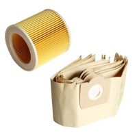 THLA3P 5X Dust Bag 1X Filter for KARCHER WD3 Premium WD 3,300 M WD 3,200 WD3.500 P 6,959-130 Vacuum Cleaner