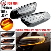 2Pcs For Mini Cooper One F55 F56 F57 Dynamic Sequential LED Fender Marker Light Side Marker Lamp Indicator Turn Signal LightSignal Light Assemblies Pa