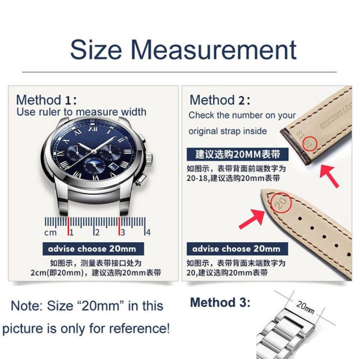 retro-stitch-สายนาฬิกา-20mm-22mm-matte-สายนาฬิกาหนังแท้-quick-release-pins-เปลี่ยนสร้อยข้อมือเข็มขัด