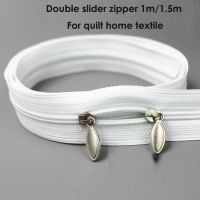 2pcs #3 100cm 150cm Long Quilt zipper Nylon zippers for sewing wholesale Double Sliders Closed End Sewing Cushion home textile Door Hardware Locks Fab