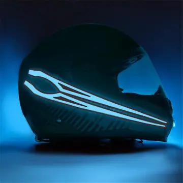 Motorcycle Bike Helmet Led Light Strip EL Cold Light Night Riding