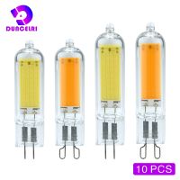 10pcslot Dimmable G4 G9 LED Light Bulb 3W 6W 220V COB Glass LED Lamp Replace 40W 60W Halogen Bulb for Pendant Light Chandelier