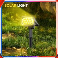 ●✷ ✨✨7/20 LED Outdoor Solar Spotlights Solar Lawn Footpath Ground Lights IP65 Waterproof Garden Courtyard Lights Color Changing Lights lampu solar taman 2022