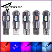 MOTORS-192 SHOP 2ชิ้นหลอดไฟ LED Canbus 12V สำหรับรถยนต์,หลอดไฟ LED อ่านหนังสือ T10 3030 10SMD โดมแผนที่ป้ายทะเบียนรถไฟ