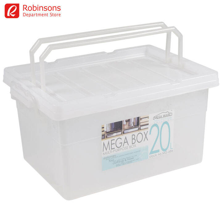 Megabox 20L Storage Box (Clear) Lazada PH