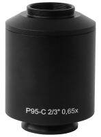 Zeiss microscope C-mount adapter CCD CMOS lens P95-C CSP065XC 0.65X Primostar Primo vert series adaptor