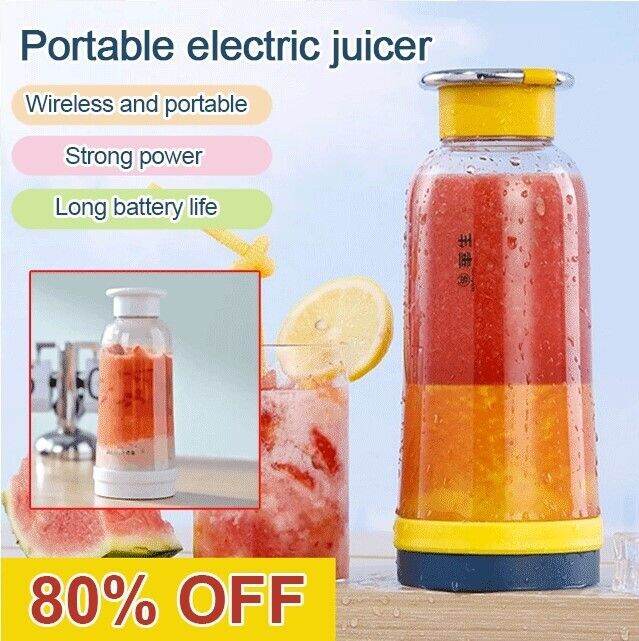 【Easy crushing ice】Portable electric juicer Lazada PH