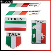 【Flash Sale】อลูมิเนียม 3D โลหะอิตาลีธงอิตาลีสติกเกอร์ตราสัญลักษณ์รูปลอกรถตกแต่ง