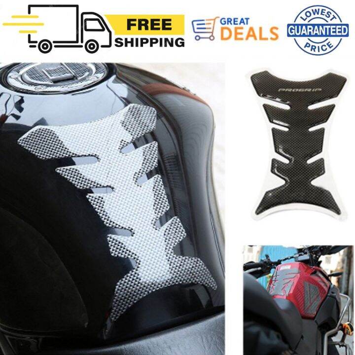 Carbon Fiber Motorcycle Gas Tank Cover Pad Tank Protector Tank Sticker