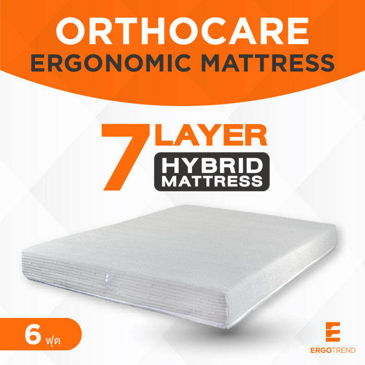 ERGOTREND ORTHOCARE ERGONOMIC MATTRESS 6 FT Lazada.co.th