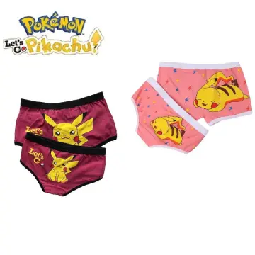 Pokemon Kawaii Cotton Couple Underwear Cartoon Anime Pikachu Cute Pink  Men's Boxer Women's Briefs Shorts Couple Birthday Gift