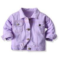 top and top Fashion Kids Girls Casual Breaken Denim Jacket Children boys Trench Coat Toddler Holes Outerwear Cowboy Clothing