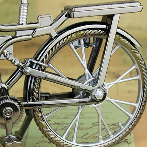 worth-buy-นาฬิกาตกแต่งบ้านตั้งโต๊ะสร้างสรรค์รูปร่างจักรยานตัวเลขอารบิกวินเทจ