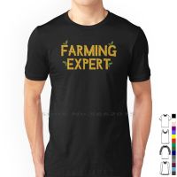 Stardew Valley Video Game Inspired Farming Expert T Shirt 100% Cotton Stardew Valley Video Game Stardew Valley Farm Stardew S-4XL-5XL-6XL