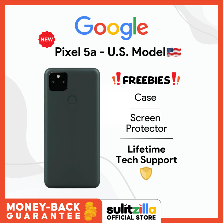 New Google Pixel 5a - 128GB - Mostly Black - U.S. Model with