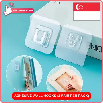 Pairs Double-sided Adhesive Hook - Best Price in Singapore - Feb