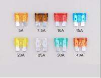 [HOT ZHKKZZLWWG 510] 5A 7.5A 10A 15A 20A 25A 30A 35A 40A กลางซีนอนรถฟิวส์ปลั๊ก20x20x5mm