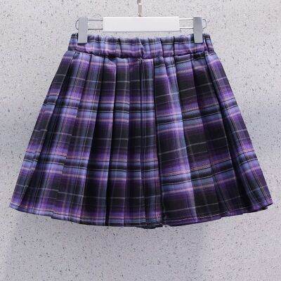 【Ready】🌈 JK Girls Suit Summer College Wind Fried Street Childrens Clothing Western Style Childrens Domineering Pleated Skirt Two-piece Set