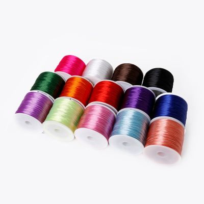 50m/Roll DIY Crystal Beading Stretch Cord for Jewelry Making 0.7mm Elastic Thread Rope Diy Bracelet Necklace Accessories