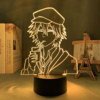 Anime Led Light Bungo Stray Dogs Ranpo for Bedroom Decoration Nightlight Birthday Gift Room Decor Table 3d Lamp Bungo Stray Dogs