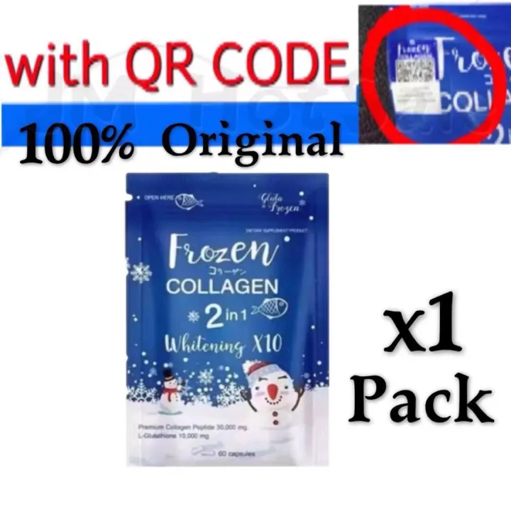 Qq (1Pack) 100 Original Frozen Collagen 2In1 Whitening 10X (With Qr Code)  Sunscreen Cream | Lazada Ph