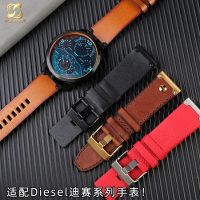 Suitable for Diesel DZ4343/4405/4476/4423 retro metal interface mens leather watch strap 26mm