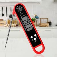 ▤卍☃ Digital Meat Thermometer LCD with Backlight Kitchen Cooking Food Thermometer Precise Foldable for Baking Liquids Candy Air Fryer