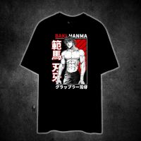 เสื้อยืดพิมพ์ลายแฟชั่นเสื้อยืด ผ้าฝ้าย 100% พิมพ์ลาย BAKI THE GRAPPLER สําหรับผู้ชาย และผู้หญิง  362T