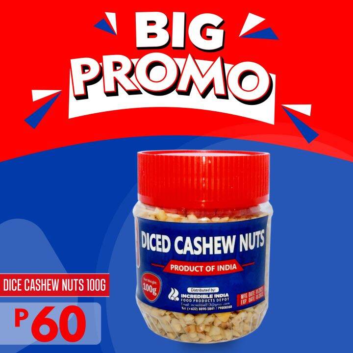 Shakti Baba Dice Cashew Nuts 100g Single | Lazada PH