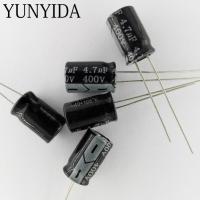 20PCS   Aluminum electrolytic capacitor 400V 4.7UF  3.3UF  2.2UF  1UF Electrical Circuitry Parts