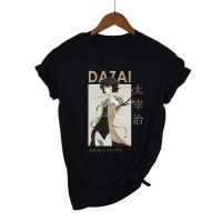 【New】T shirt Women Bungo Stray Dogs Print Anime Tshirt Women Clothes Tops Japanese Egirl Dazaizhi Graphic Summer Womens T-shirt