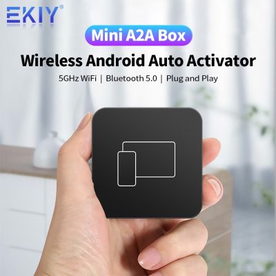 ❅ஐ► EKIY A2A Wired to Wireless Android Auto Adapter For Wired Android Auto Cars Smart Ai Box Bluetooth WiFi Spotify Auto Connect Map