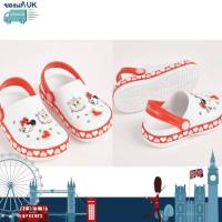 (พร้อมส่ง 8UK-11UK) รองเท้าแตะ เด็กผู้หญิง มินนี่เมาส์ minnie mouse Clogs ของแท้UK