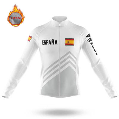 Man Cycling Clothing 2021 Spain Winter Thermal Fleece MTB Bicycle Cycling Jersey Ropa De Ciclismo Hombre Long Sleeve Warm Jacket
