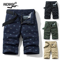 2021New Men Solid Color Bicycles Printing Pattern Shorts Cargo Shorts Cotton Comfortable Men Casual Shorts Men Bermuda Overalls