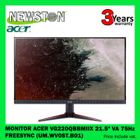 MONITOR (จอมอนิเตอร์) ACER VG220QBBMIIX 21.5" VA 75Hz FREESYNC (UM.WV0ST.B01)