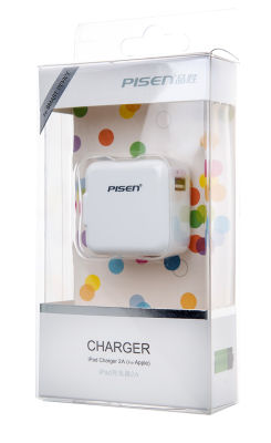 PISEN อะแดปเตอร์ชาร์จไฟ iPad Charger 2A USB 5 โวลล์ 2 แอมป์ ต่อเข้ากับไฟบ้าน 100-240V ใช้สำหรับมือถือสมาร์ทโฟนทุกยี่ห้อ และอุปกรณ์ไอที ชาร์จเร็ว -สีขาว