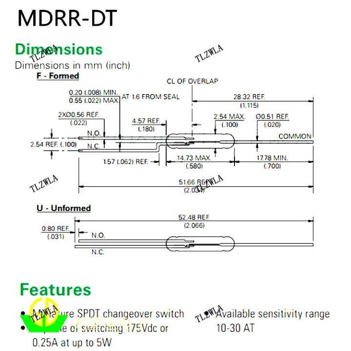 สวิตช์กก5-10ชิ้นสวิตช์แม่เหล็ก3pin-สวิตช์ขนาด2-5-14มม-เปิดตามปกติการแปลงปิดปกติ2-5x1การแปลงไม่มีเอ็นซี4มม-สำหรับเซ็นเซอร์