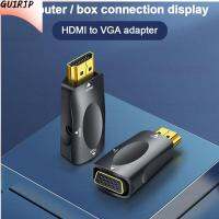 GUIRJP อุปกรณ์แปลงสัญญาณ HDMI-เข้ากันได้กับตัวรับ VGA พลาสติกดิจิตอลเป็นอนาล็อกสายออดิโอแปลงเอาท์พุต VGA อะแดปเตอร์สำหรับแล็ปท็อป // คอมพิวเตอร์จอแสดงผลโปรเจคเตอร์