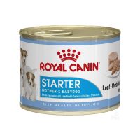 อาหารสุนัข Royal Canin Mother &amp; Baby Dog Food Starter Mousse กระป๋อง 195G รอยัลคานิน สูตรแม่และลูกเนื้อมูส